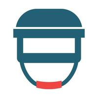 Headgear Vector Glyph Two Color Icon For Personal And Commercial Use.