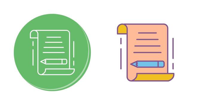 escribir icono vectorial vector