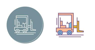 Forklift Vector Icon