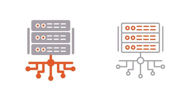 icono de vector de servidor