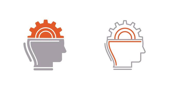 icono de vector de aprendizaje automático