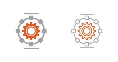 Automated Process Vector Icon