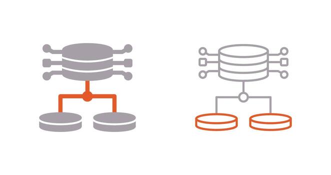 Structured Data Vector Icon