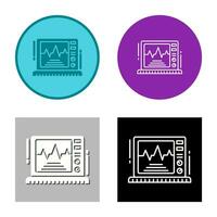 Ekg Monitor Vector Icon