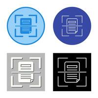 Scan Vector Icon