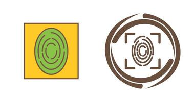 Fingerprint Vector Icon