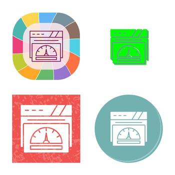 Speedometer Vector Icon