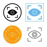 Eye Scan Vector Icon