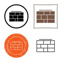 Brick wall Vector Icon