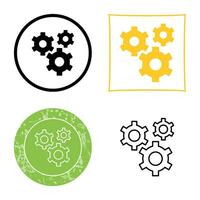 Gears Vector Icon