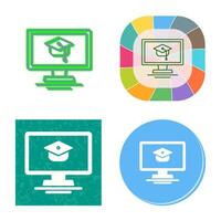 Online Course Vector Icon