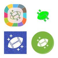 icono de vector de rugby