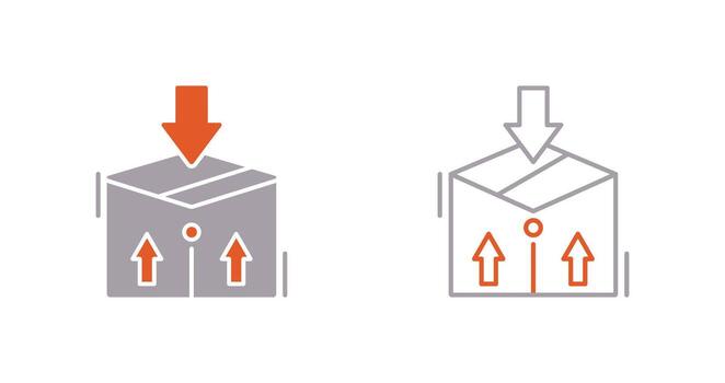 icono de vector de paquete