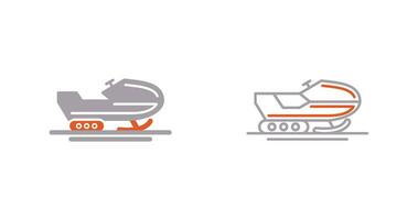 Snowmobile Vector Icon