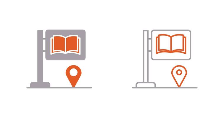 Sign Board Vector Icon
