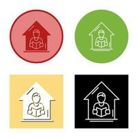 Home Learning Vector Icon