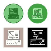 Electrocardiogram Vector Icon