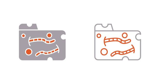 icono de vector de gusano