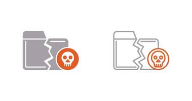 Infected Files Vector Icon