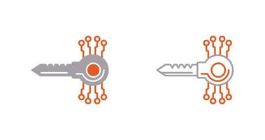 Key Code Vector Icon