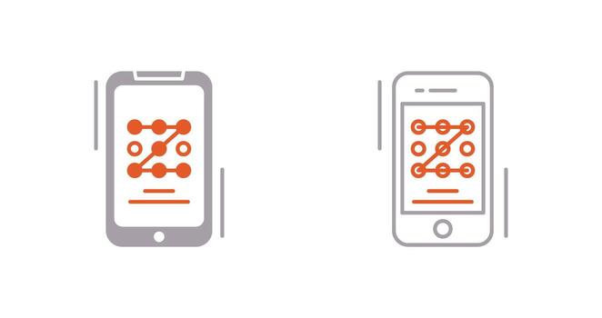 Pattern Code Vector Icon