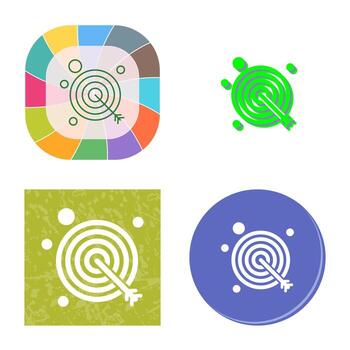 icono de vector de destino