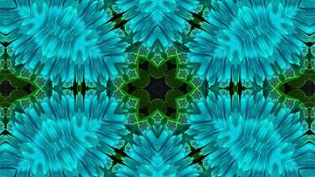 Stunning Abstract Kaleidoscope Background. Unique Multicolor Mosaic Texture in Seamless Geometric Pattern photo