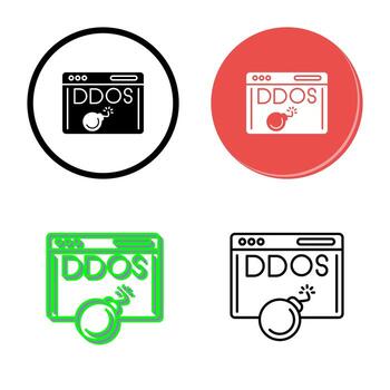 Ddos Attack Vector Icon