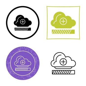 icono de vector de carga
