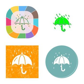 Raining Vector Icon