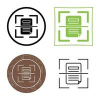 Scan Vector Icon