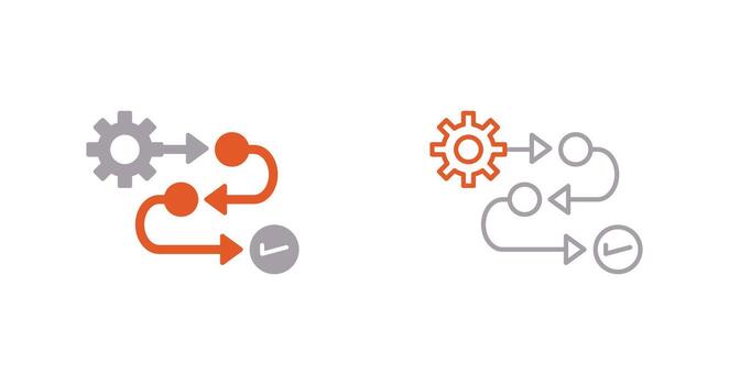 Process Vector Icon