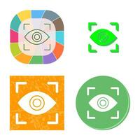 Eye Scan Vector Icon