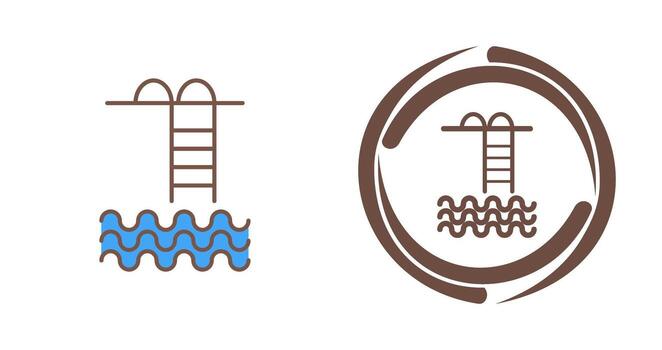 Swiming pool Vector Icon