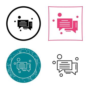 Message Bubble Vector Icon