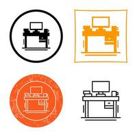 Desk Vector Icon