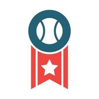 Major League Vector Glyph Two Color Icon For Personal And Commercial Use.