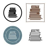 icono de vector de libros