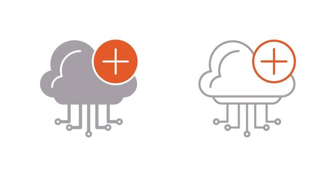 Cloud Computing Vector Icon