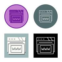 Www Vector Icon