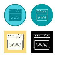 Web Browser Vector Icon