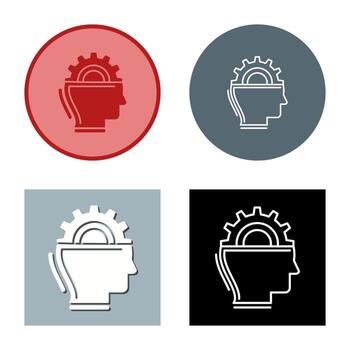 Machine Learning Vector Icon