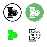 Time is Money Vector Icon