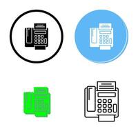 fax Machine Vector Icon