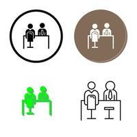 Employee Interview Vector Icon