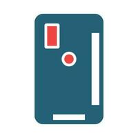 Phone Case Vector Glyph Two Color Icon For Personal And Commercial Use.