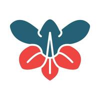 Freesia Vector Glyph Two Color Icon For Personal And Commercial Use.