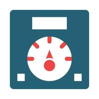 Thermoregulator Vector Glyph Two Color Icon For Personal And Commercial Use.