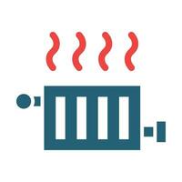 Radiator Vector Glyph Two Color Icon For Personal And Commercial Use.