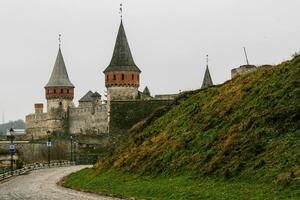 The ancient fortress castle Kamenetz-Podolsky photo